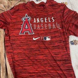 Los Angeles angels shirt red